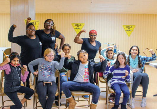 Tools & Tiaras hosts hands-on workshops that help young women learn about basic techniques and future career opportunities in construction.